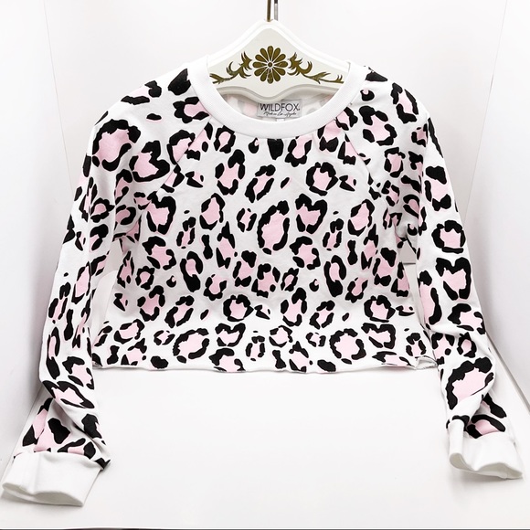 🆕{Wildfox} Leopard Print Crewneck Sweater - Picture 14 of 15